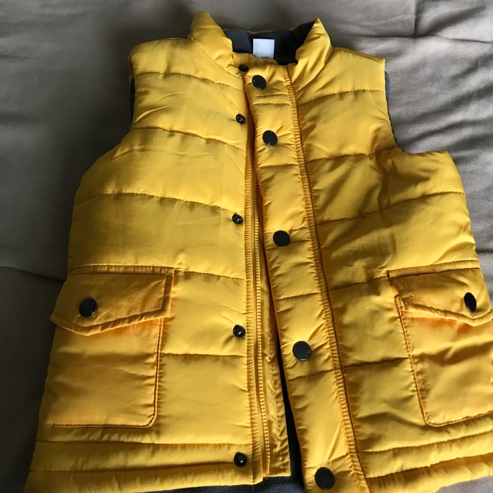 Fleece lined puffer vest